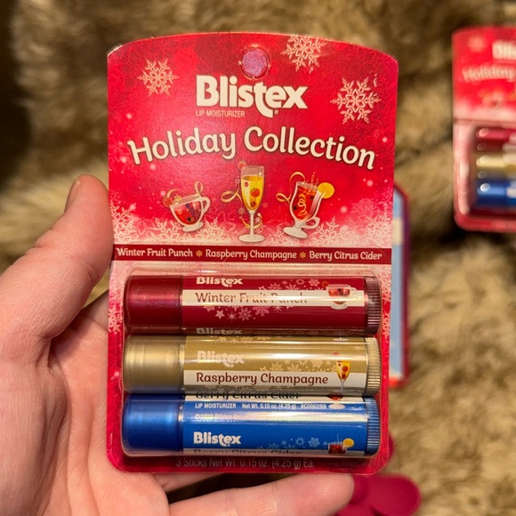 NEW! Blistex Holiday Collection Hydrating Lip Moisturizer 2 Packs 6 Total Tubes - Picture 10 of 16